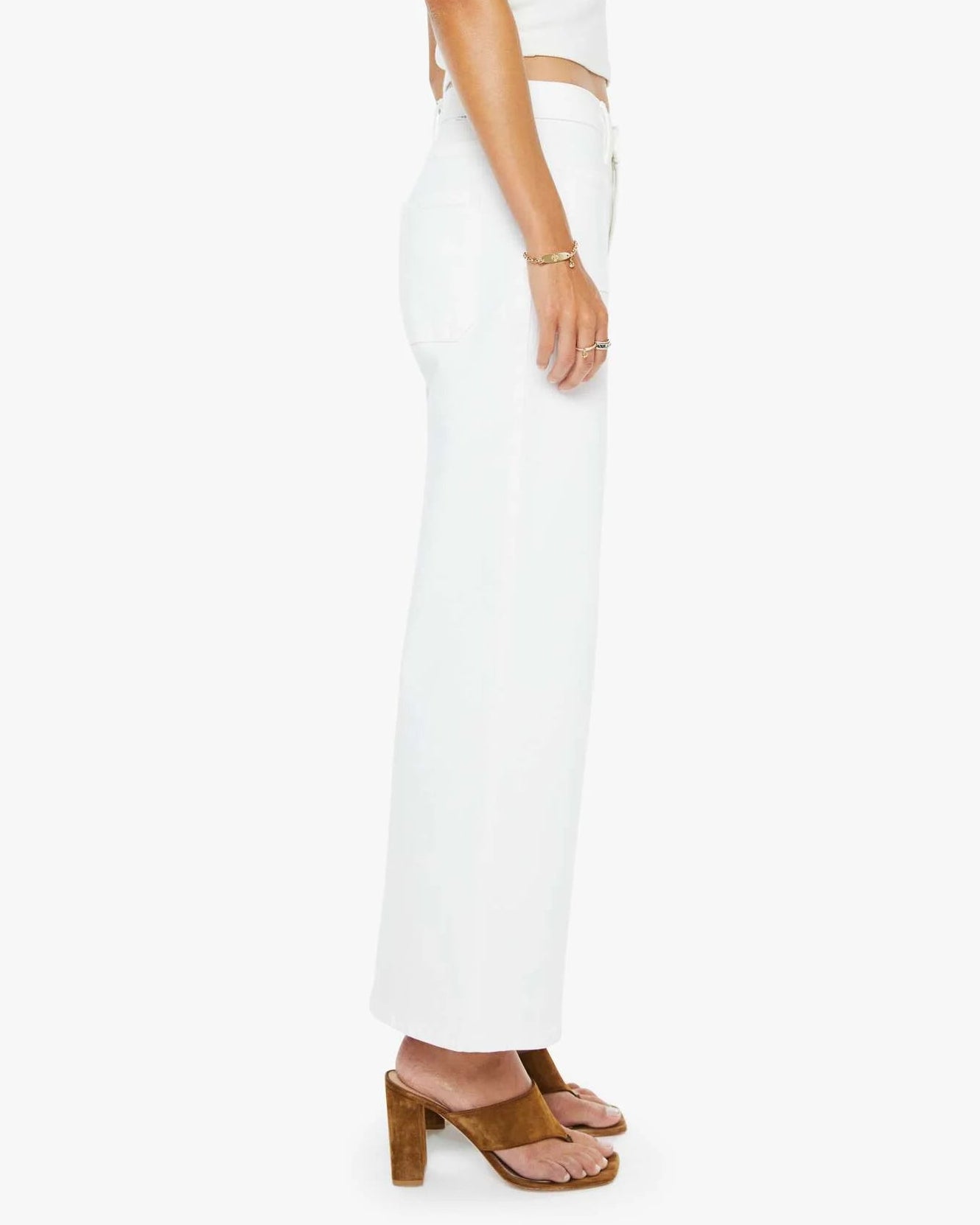 Mother The Patch Pocket Mid Rise Maven Ankle | Totally Innocent