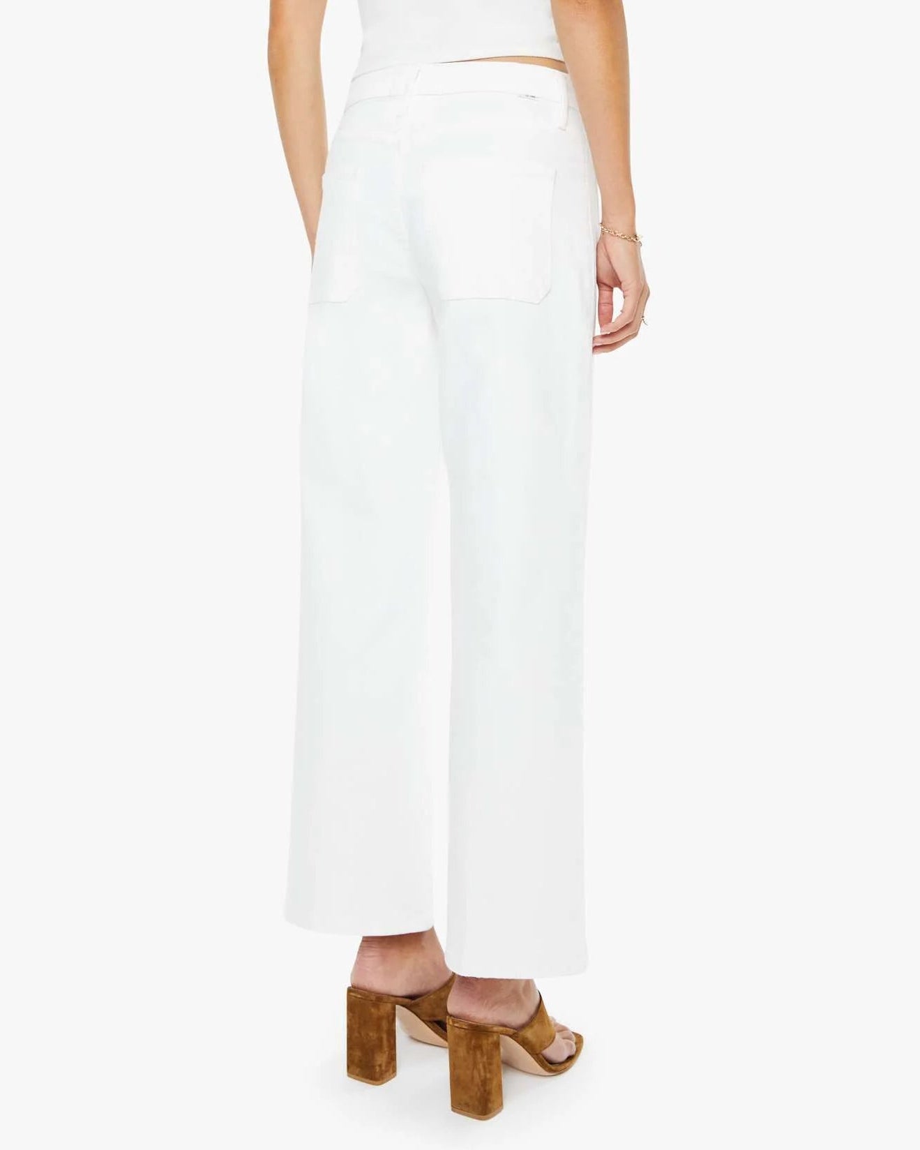 Mother The Patch Pocket Mid Rise Maven Ankle | Totally Innocent