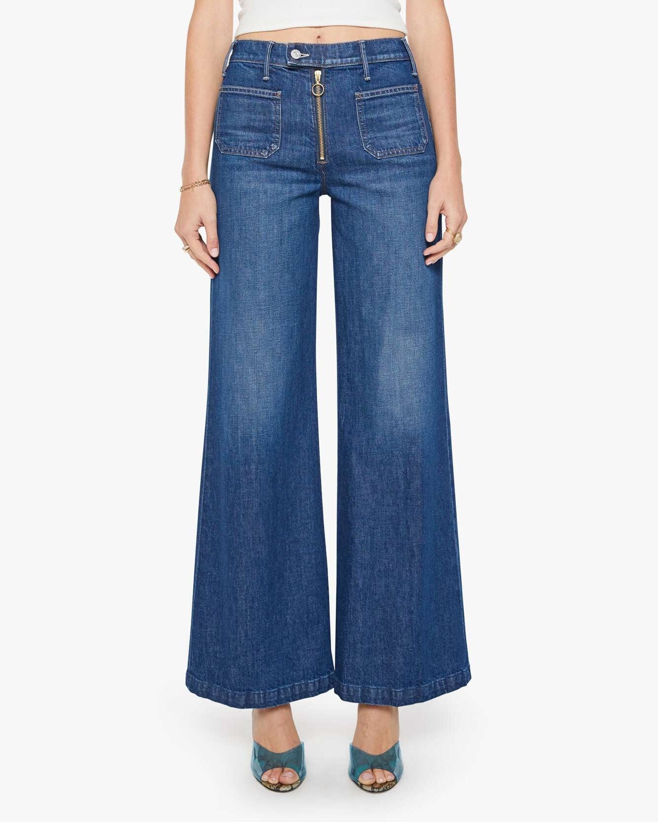 Mother The Patch Pocket Hustler Roller Exposed Zip Heel | Made In The Shade