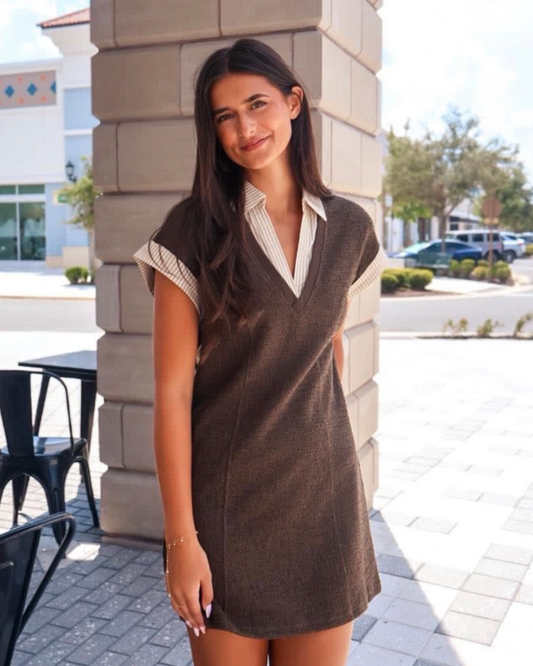 Sundays London Dress | Midnight Espresso