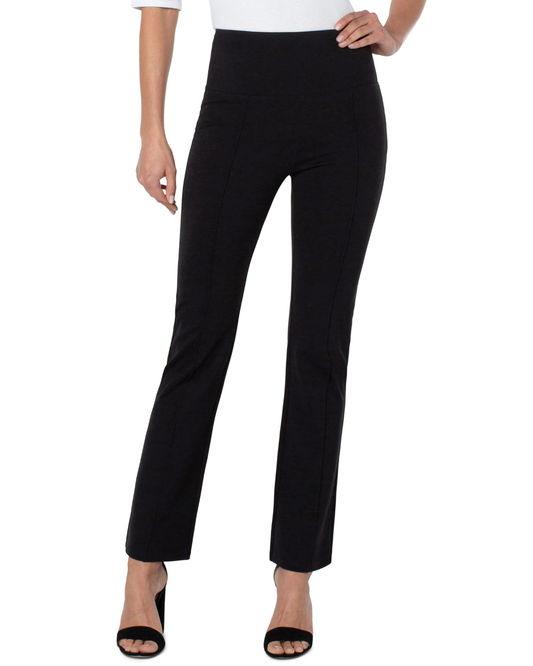 Liverpool Pearl Full Length Flare | Black