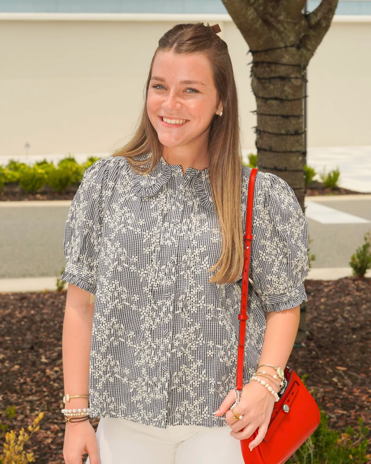 Sundays Lotus Shirt | Floral Embroide