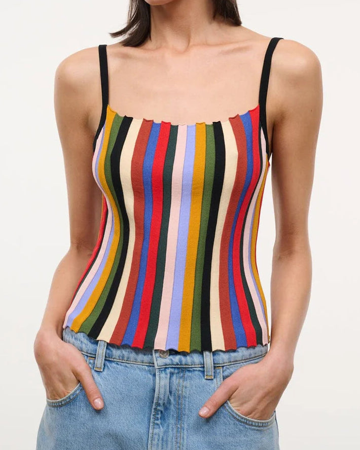 Staud Skye Tank | Artist Stripe