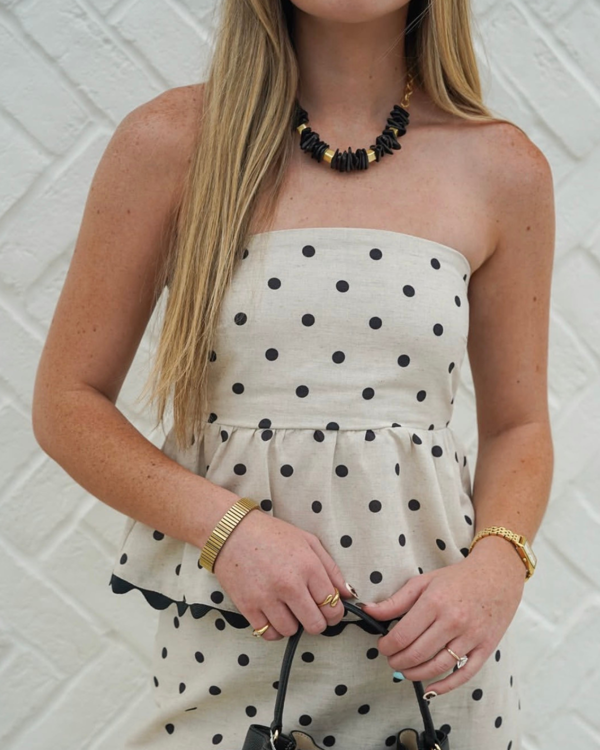 Sundays Davis Top | Polka Dot