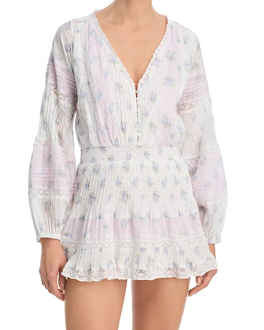 Love Shack Fancy Winfrey Dress | Lilac Vanilla