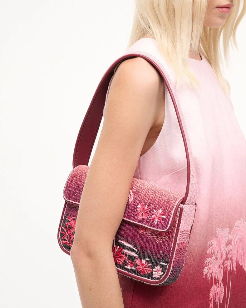 Staud Tommy Beaded Bag | California Clouds