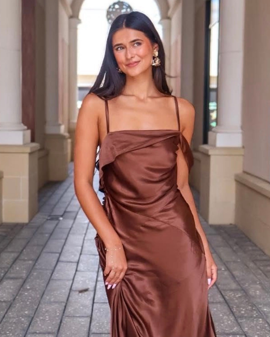 For Love & Lemons Jewel Maxi Dress | Brown