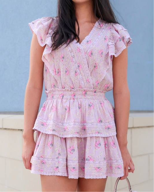 Love Shack Fancy Gwen Dress | Vintage Plum