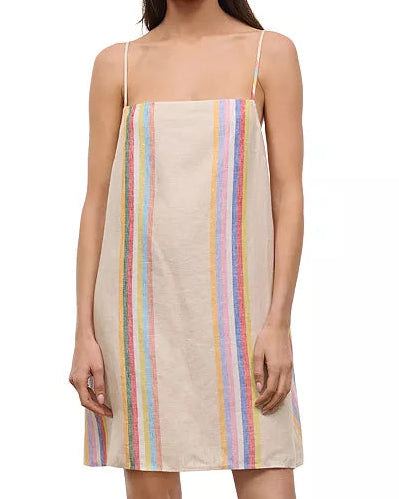 Staud Laura Linen Mini Dress | Day Trip Stripe