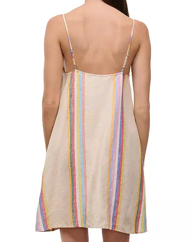 Staud Laura Linen Mini Dress | Day Trip Stripe