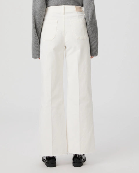 Paige Anessa 31" Wide Leg | Tonal Ecru