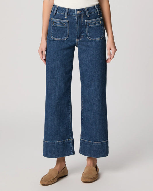 Paige Anessa Wide Leg Jean | Navigator