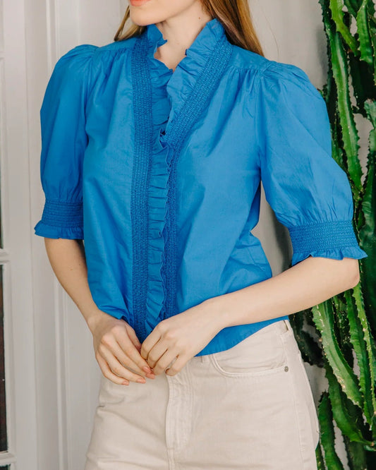 Love the Label Zuri Top | Palace Blue