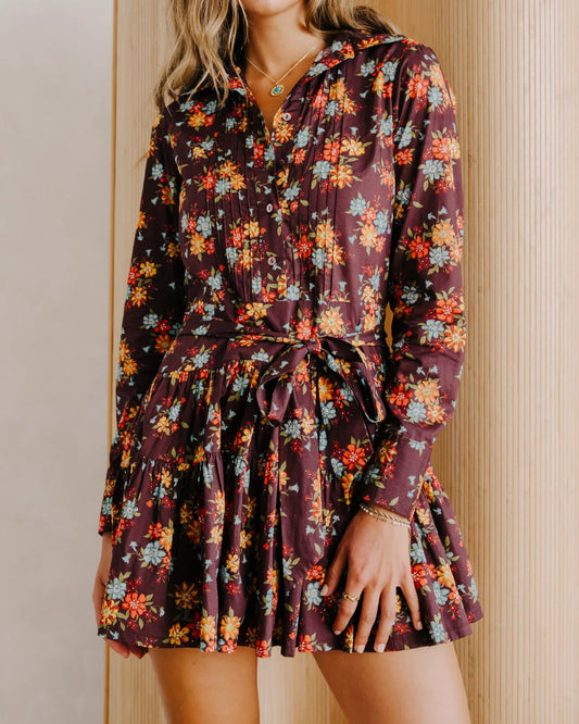 Love the Label Kay Mini Dress | Lynda Anne Liberty Print