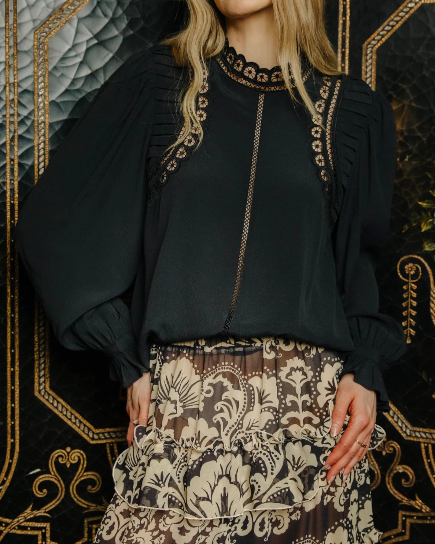 Love the Label Fiona Top | Black