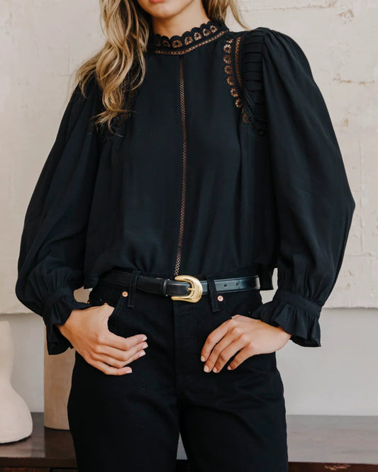 Love the Label Fiona Top | Black