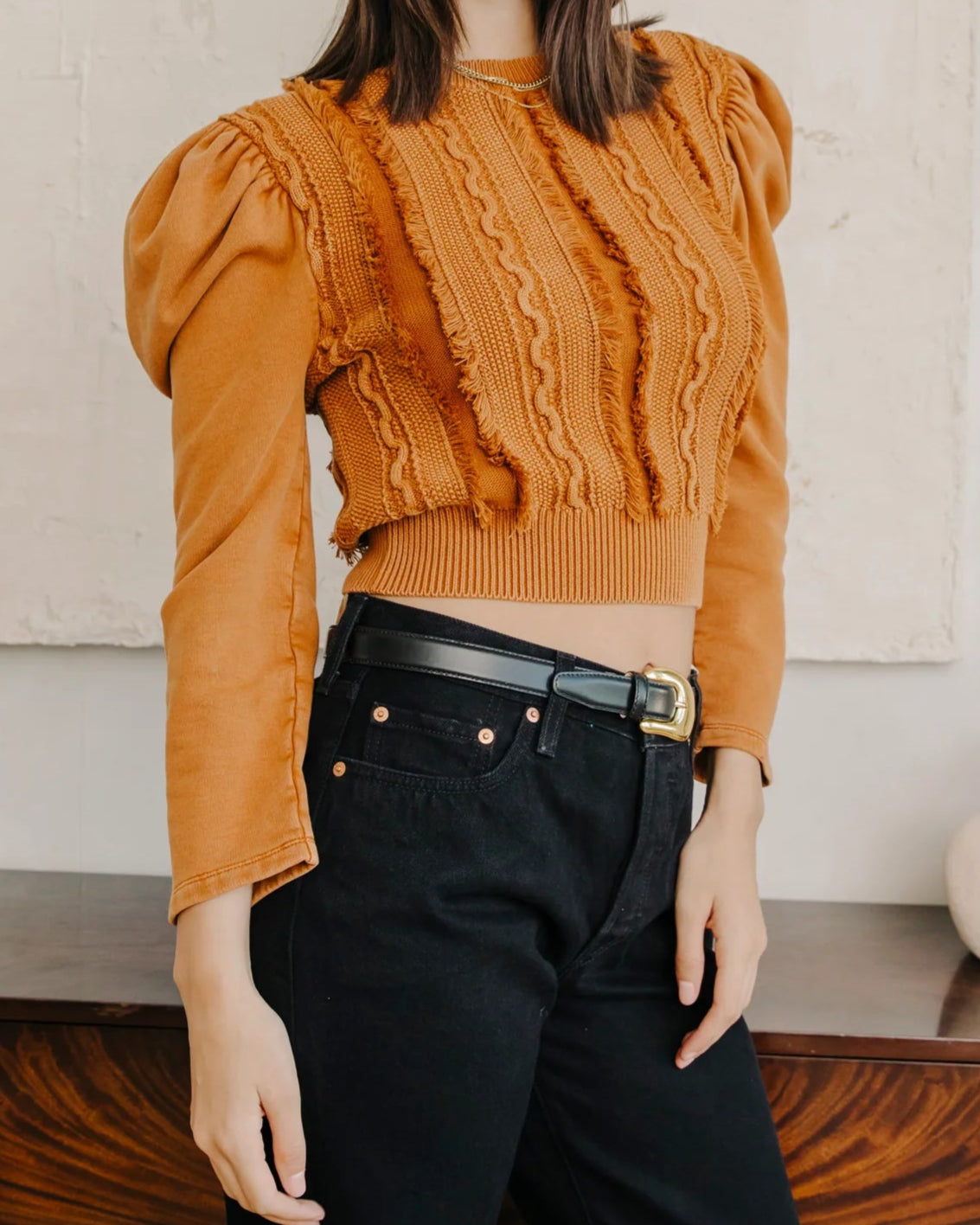Love the Label Liv Knit Pullover | Caramel