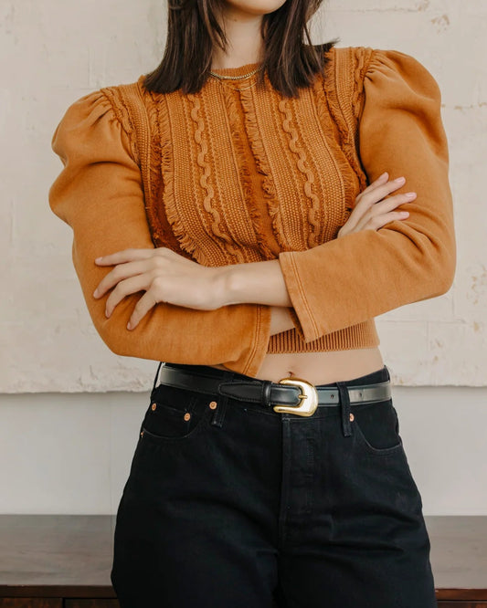Love the Label Liv Knit Pullover | Caramel