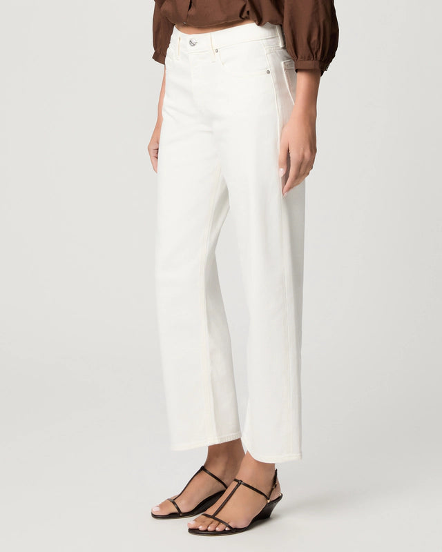 Paige Rylann Ankle Straight Leg Jean | Tonal Ecru