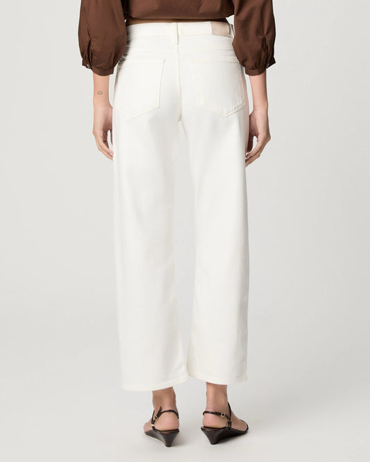 Paige Rylann Ankle Straight Leg Jean | Tonal Ecru