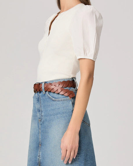 Paige Brandy Top | White