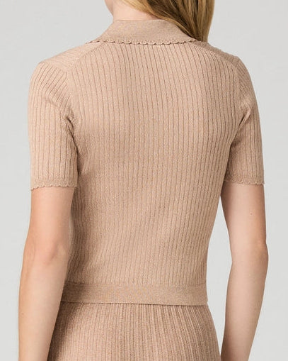 Paige Una Top | Beige Marl