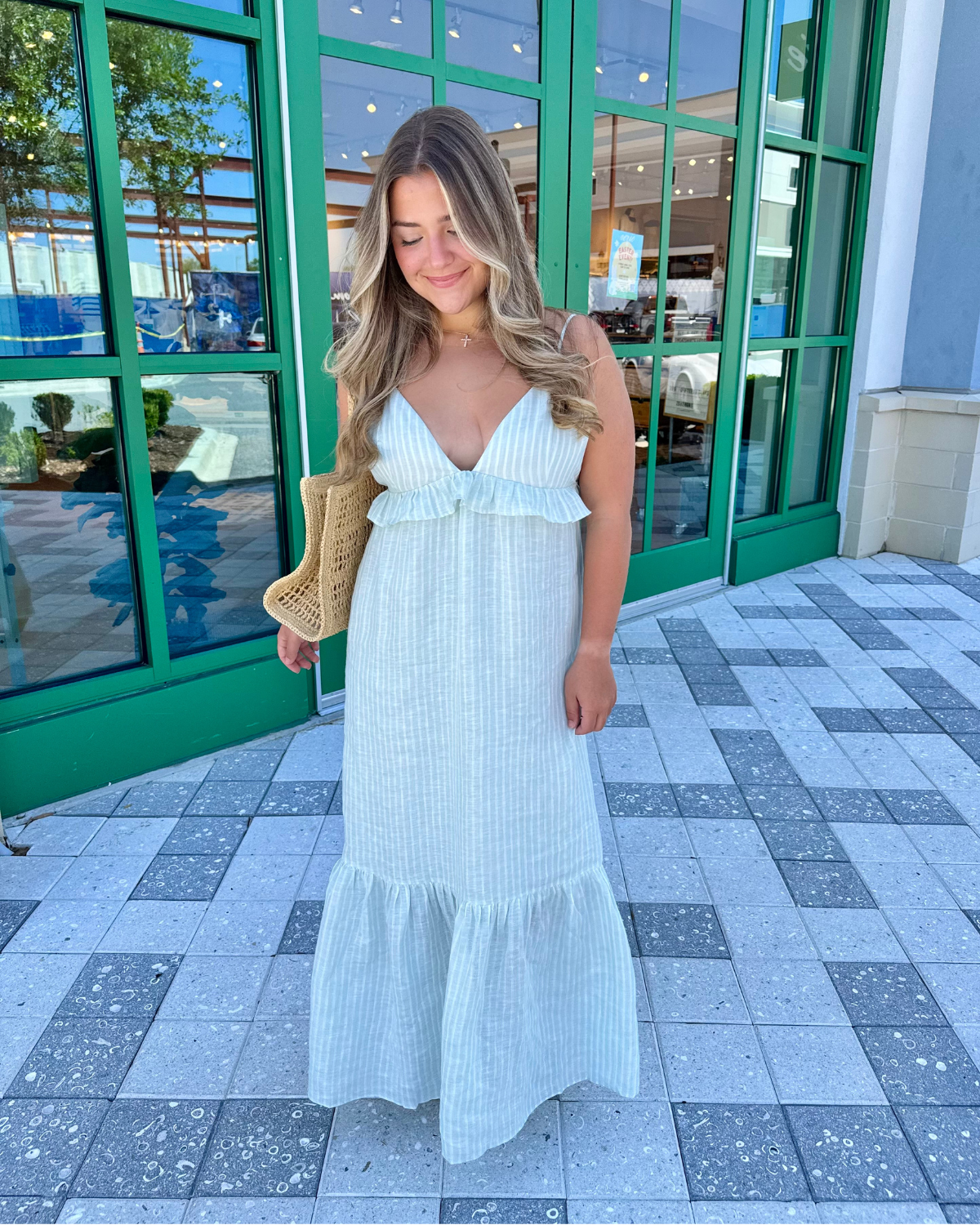 Sundays Marceline Dress | Seafoam Stripe Narcissus Gainesville Sundays Marceline Dress | Seafoam Stripe Narcissus Gainesville