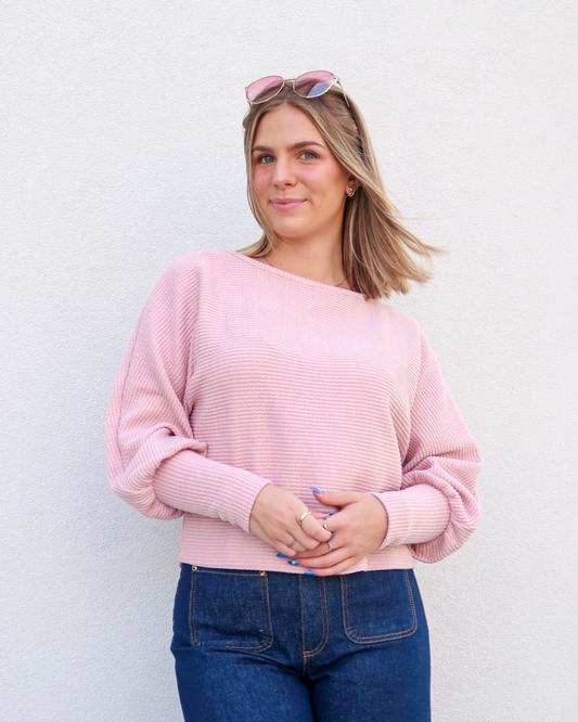 Dylan Andie Dolman Sleeve Knit | Pink