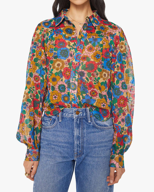 Mother The Rhapsody Exes Blouse | Track And Flower Fields