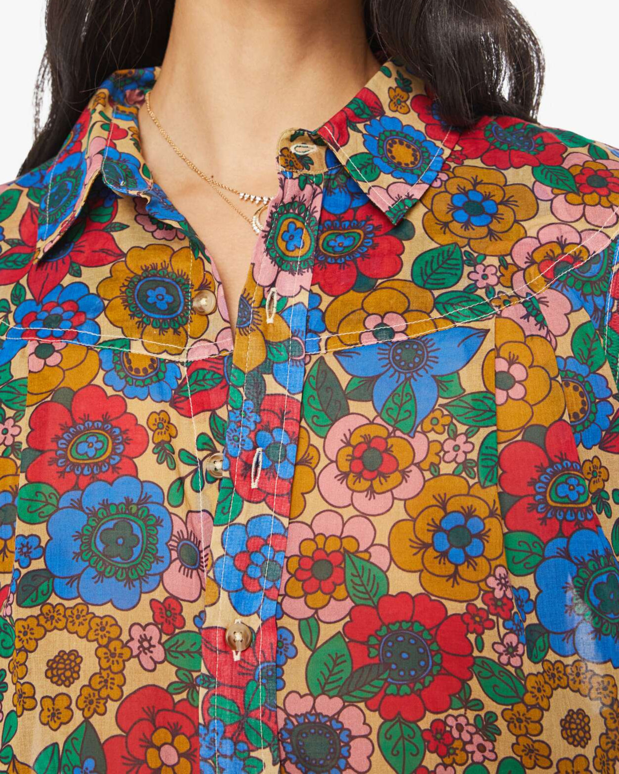 Mother The Rhapsody Exes Blouse | Track And Flower Fields