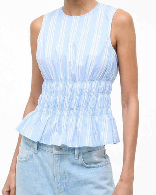 Staud Culver Top | Ventura Stripe