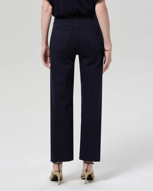 Citizens of Humanity Palma Straight Clean Hem Jeans | Navy