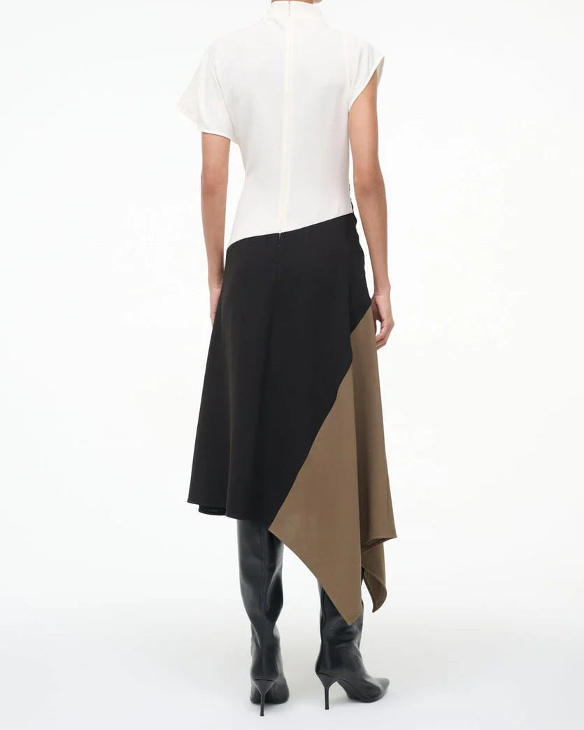 Staud Davina Dress | Black Multi