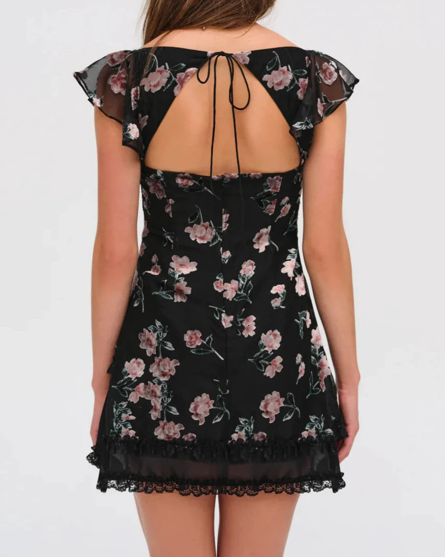 For Love & Lemons Aigrette Mini Dress