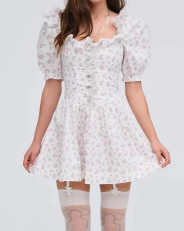 For Love & Lemons Noam Mini Dress