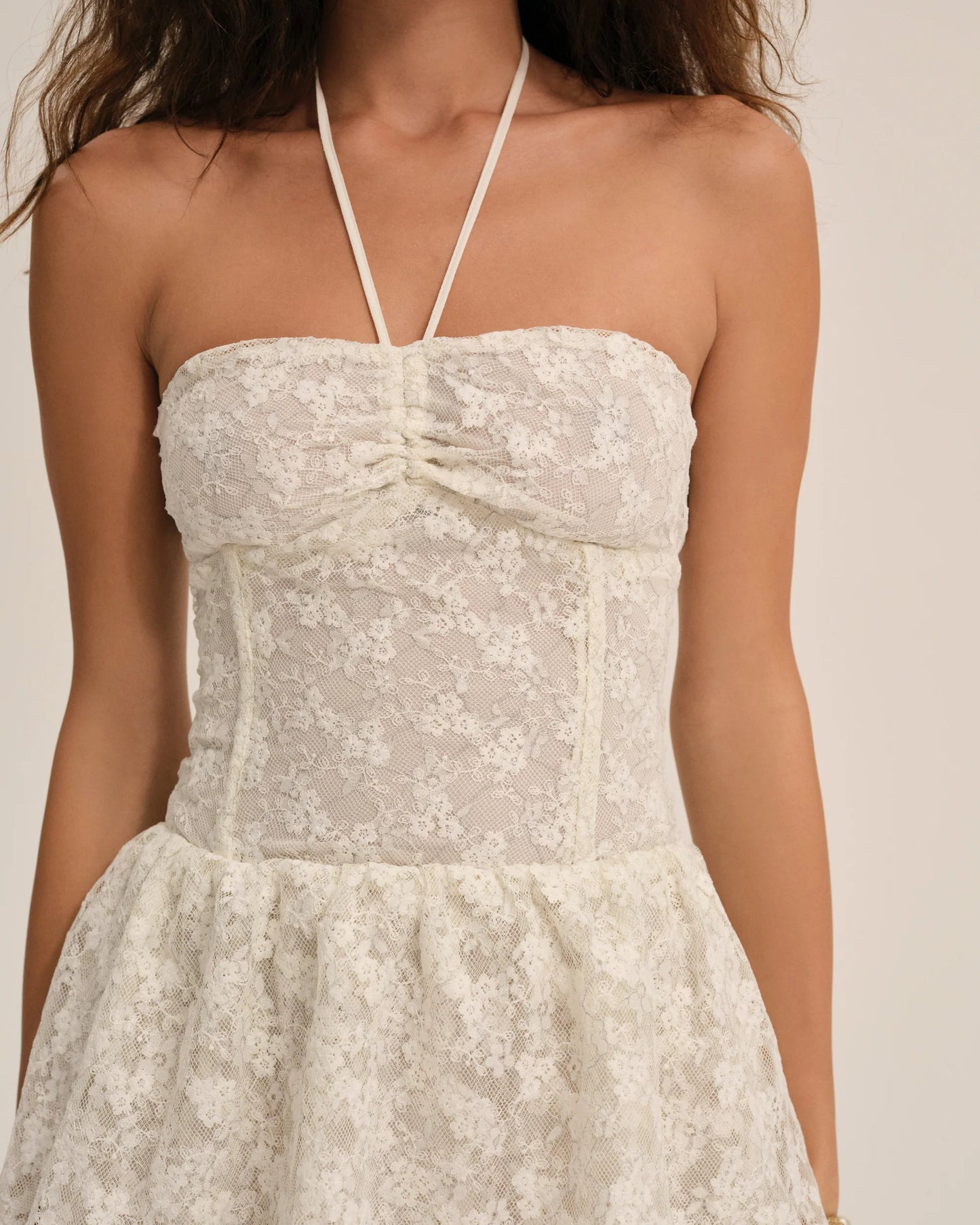 For Love & Lemons Ciao Lace Mini Dress
