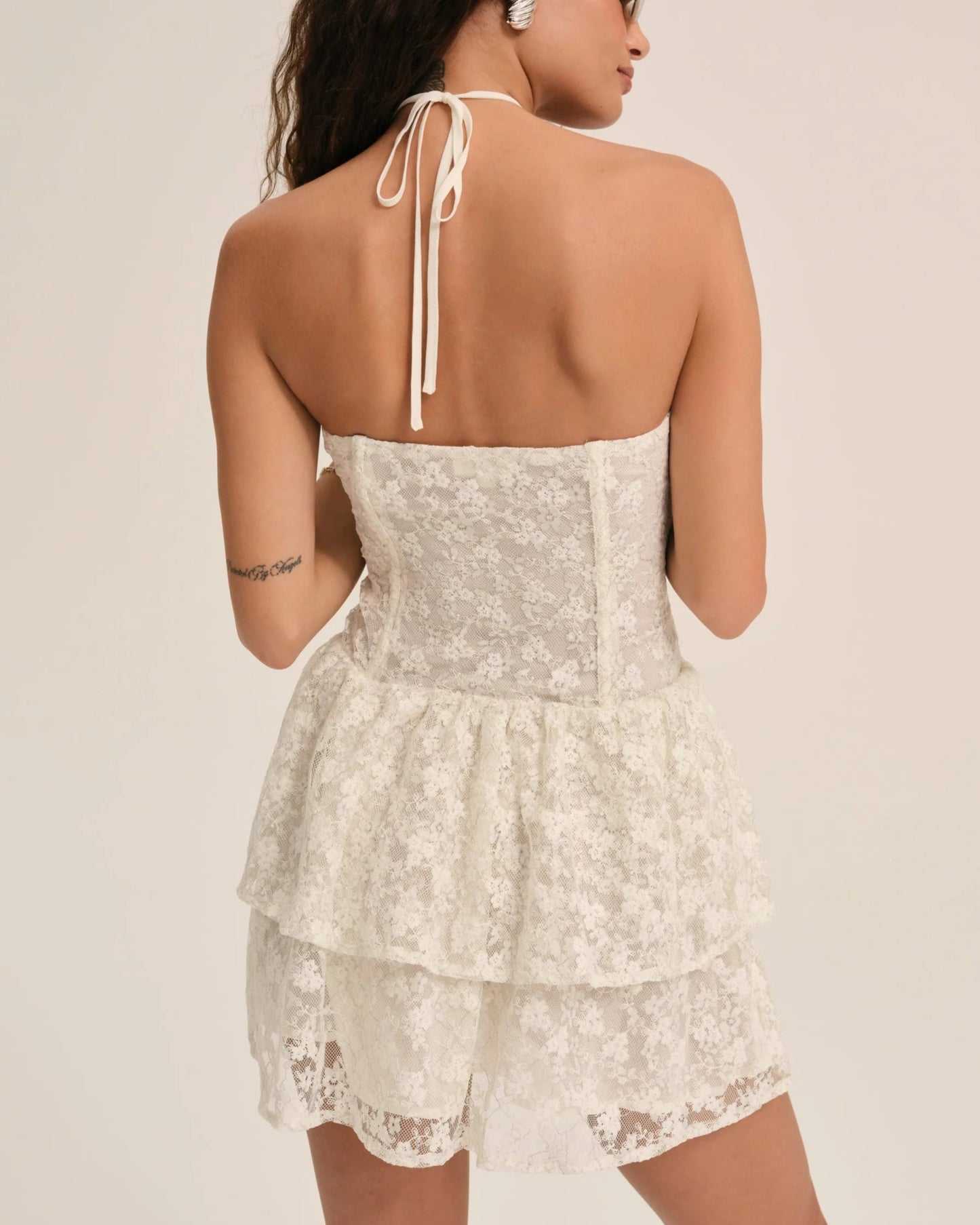 For Love & Lemons Ciao Lace Mini Dress