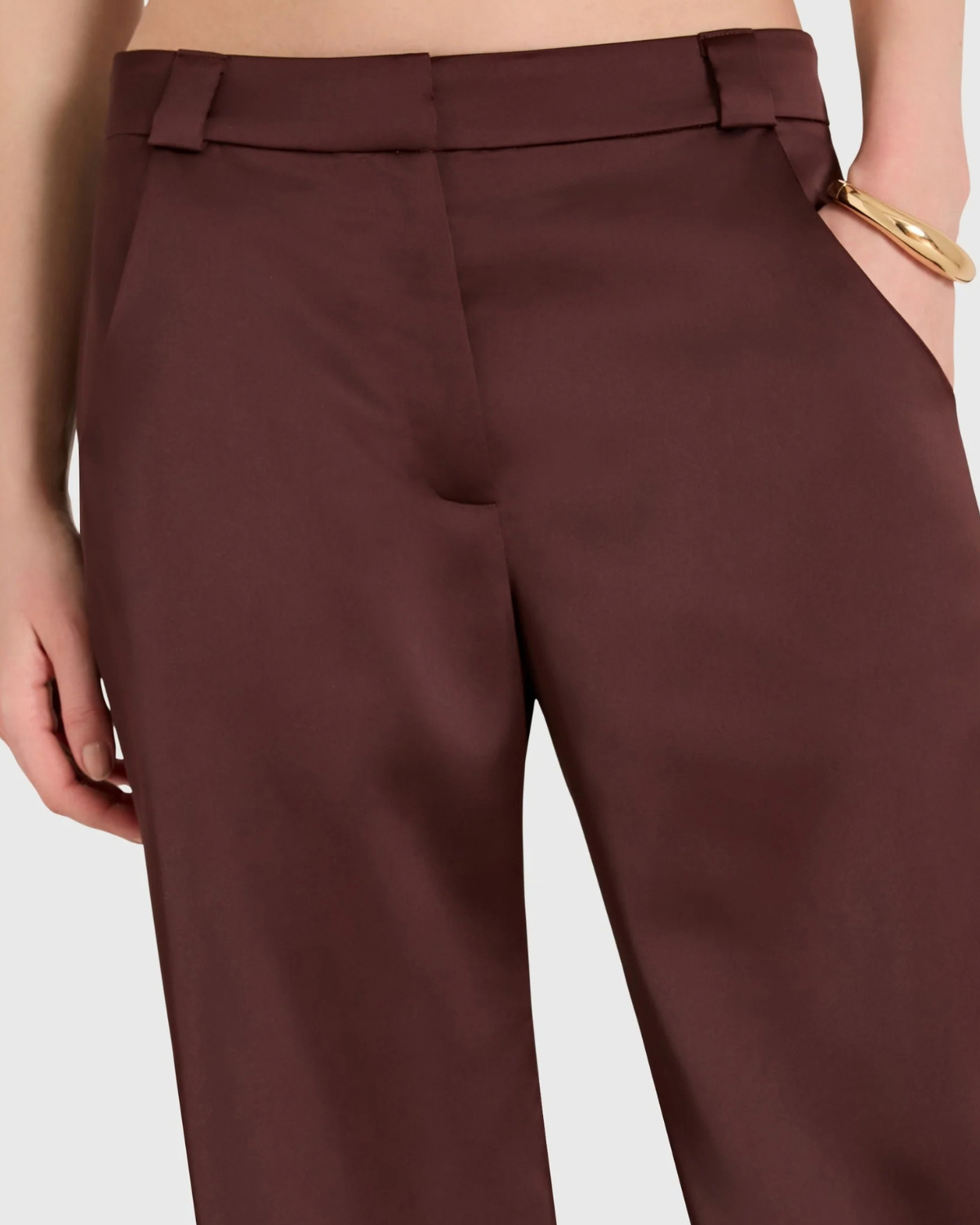 Amanda Uprichard Saddler Pants | Tobacco