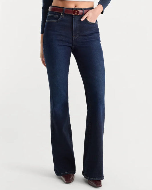 Good American Good Legs Flare Jeans | Indigo