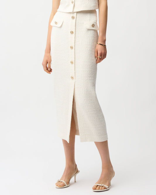 Joseph Ribkoff Boucle Pencil Skirt