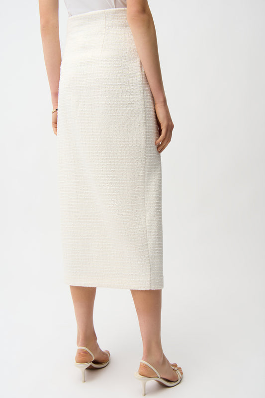 Joseph Ribkoff Boucle Pencil Skirt