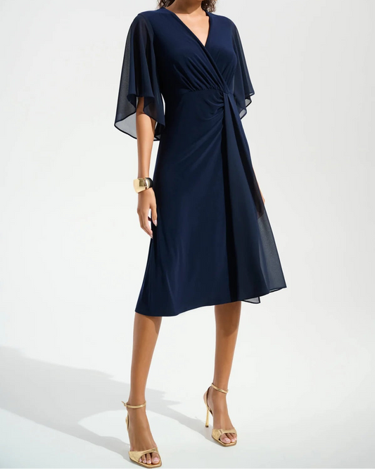 Joseph Ribkoff Wrap Dress | Midnight Blue