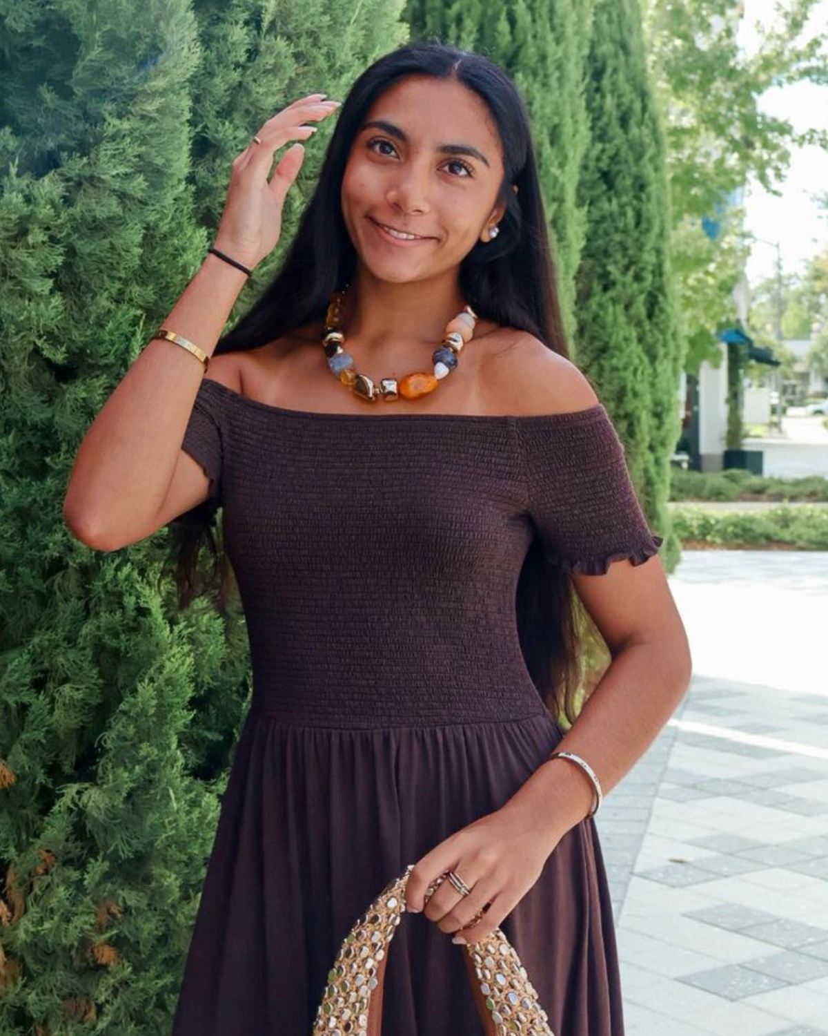 Nation Vivian Dress | Cocoa