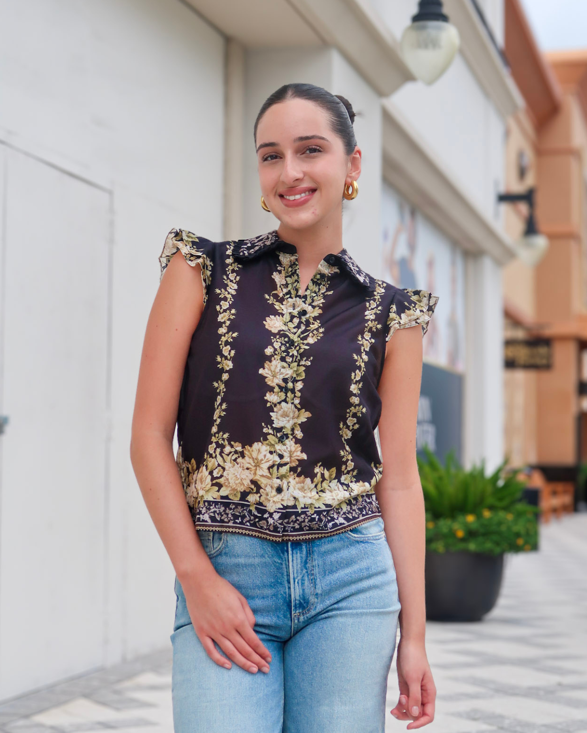 Alice + Olivia Martel Blouse | Free Falling