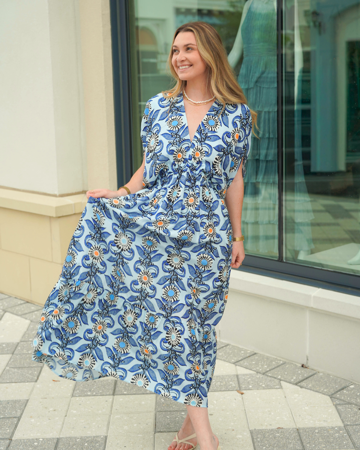 Marie Oliver Venus Caftan Dress | Treillage