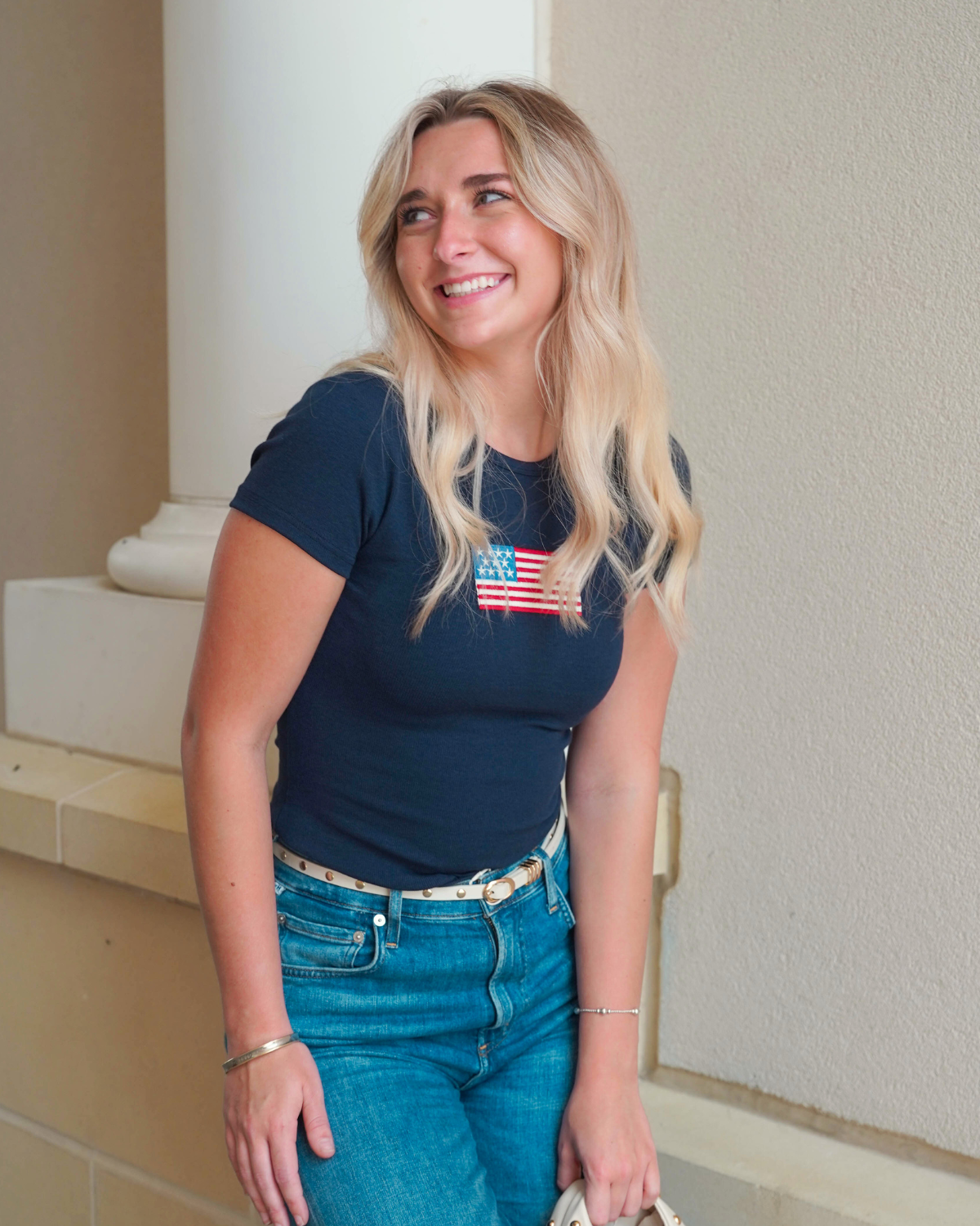 Le Lis Navy T-Shirt