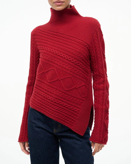 Staud Sidney Sweater | Rouge