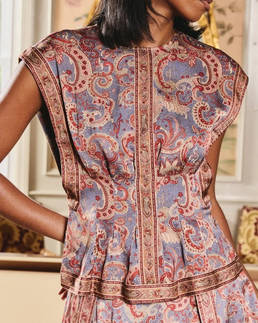 Love the Label Arden Top | Lucent Lights Print