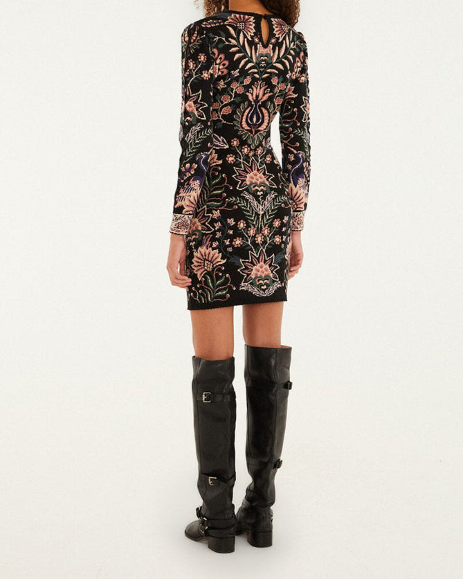 Farm Rio Marvelous Garden Knit Dress