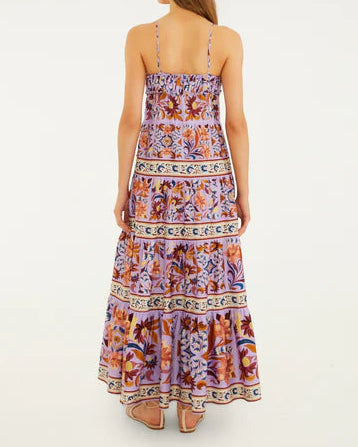 Farm Rio Flower Tiles Dress